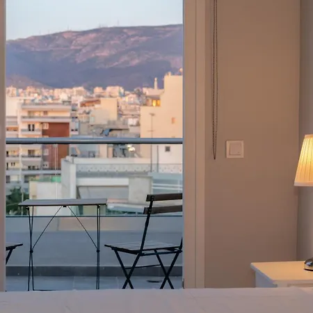 Sunny Penthouse W/ Acropolis View Next To Metro *